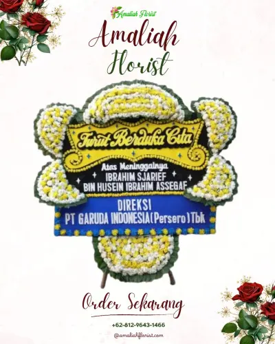 Papan Bunga Duka di Pakowa