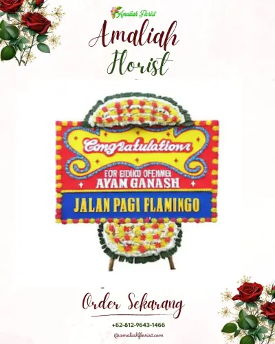 Bunga Papan Congratulation di Pakowa